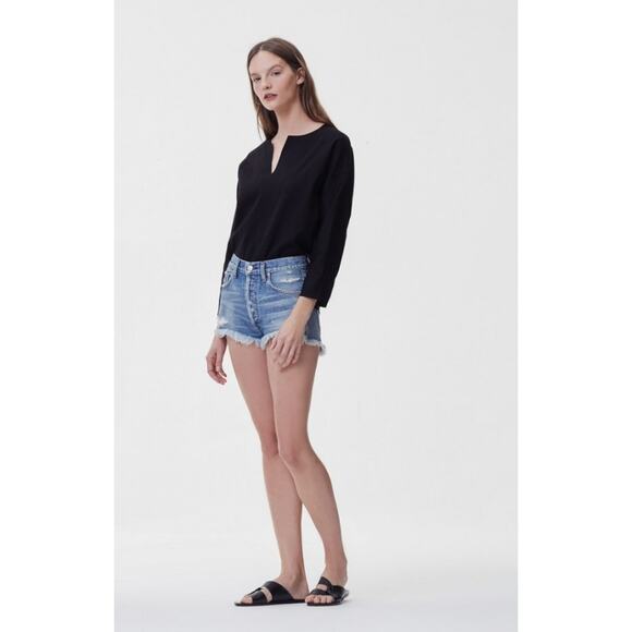 Citizens of Humanity Premium Vintage Danielle Mid-Rise Denim Short 24 - Picture 1 of 13